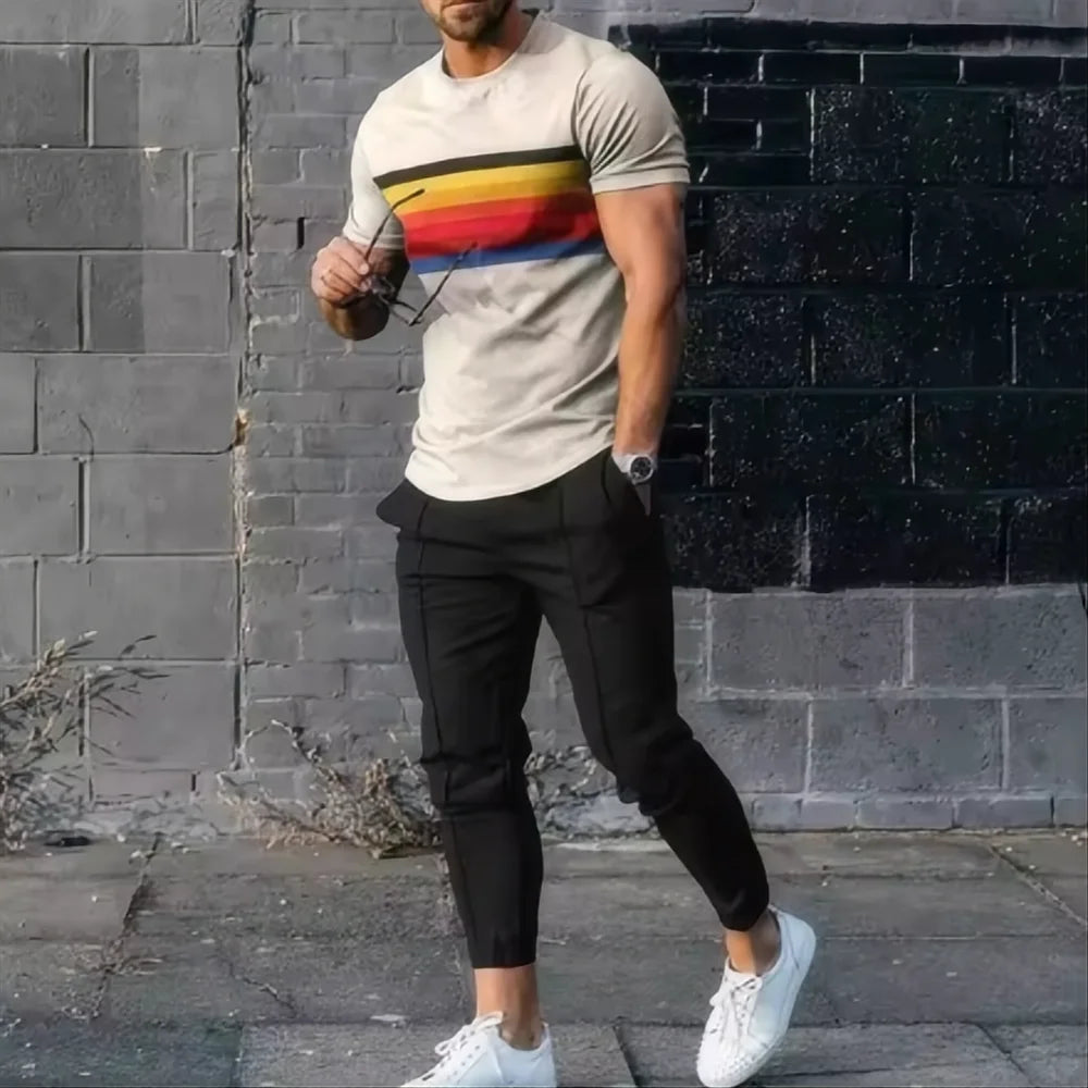 Men's Casual Sports Suit & Summer Jogging Set