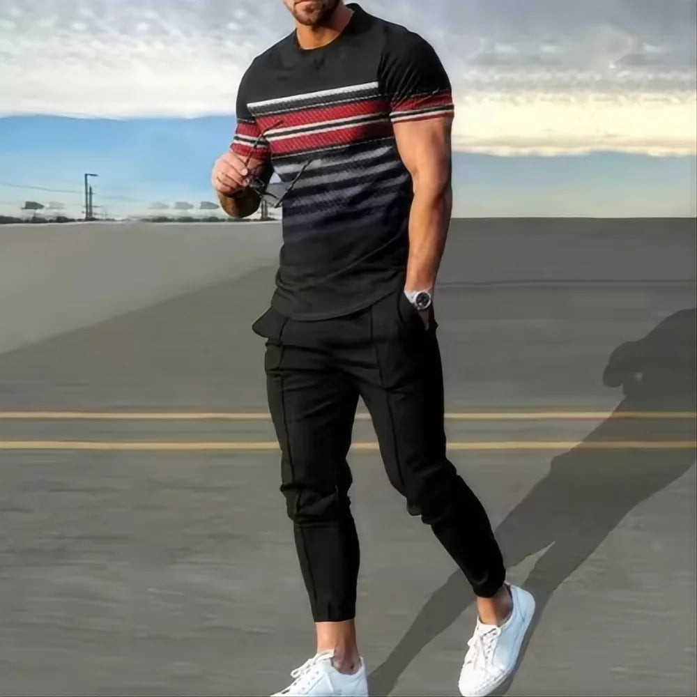 Men's Casual Sports Suit & Summer Jogging Set