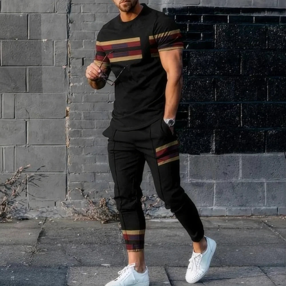Men's Casual Sports Suit & Summer Jogging Set