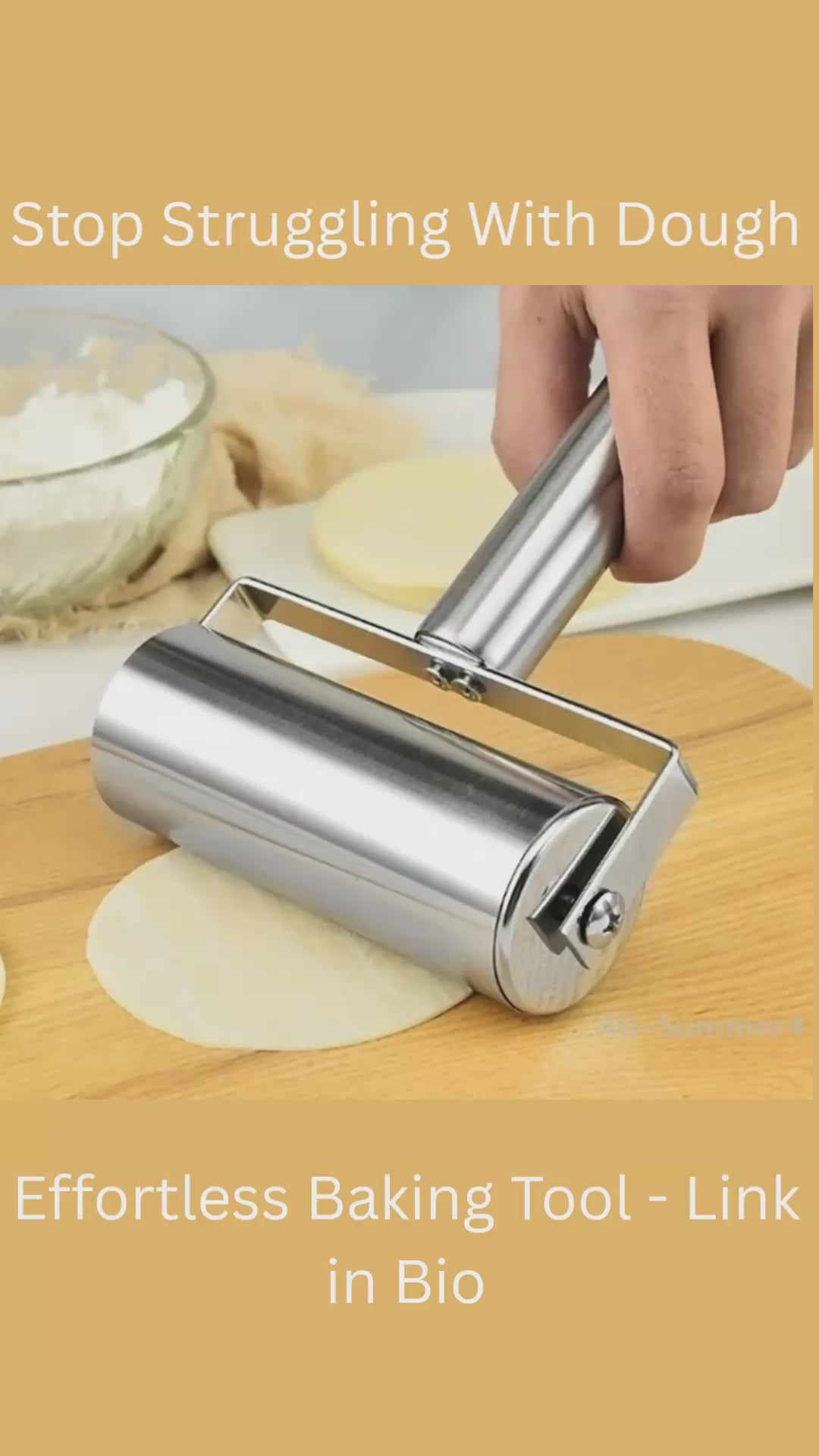 Professional non-stick pastry roller for kitchen